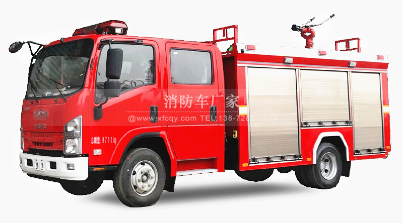 五十鈴5噸水罐泡沫消防車(chē)